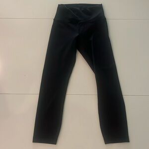 Lululemon Wunder Train Leggings Black Size 4 23’ inseam